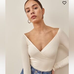 Reformation Minnie Knit Top